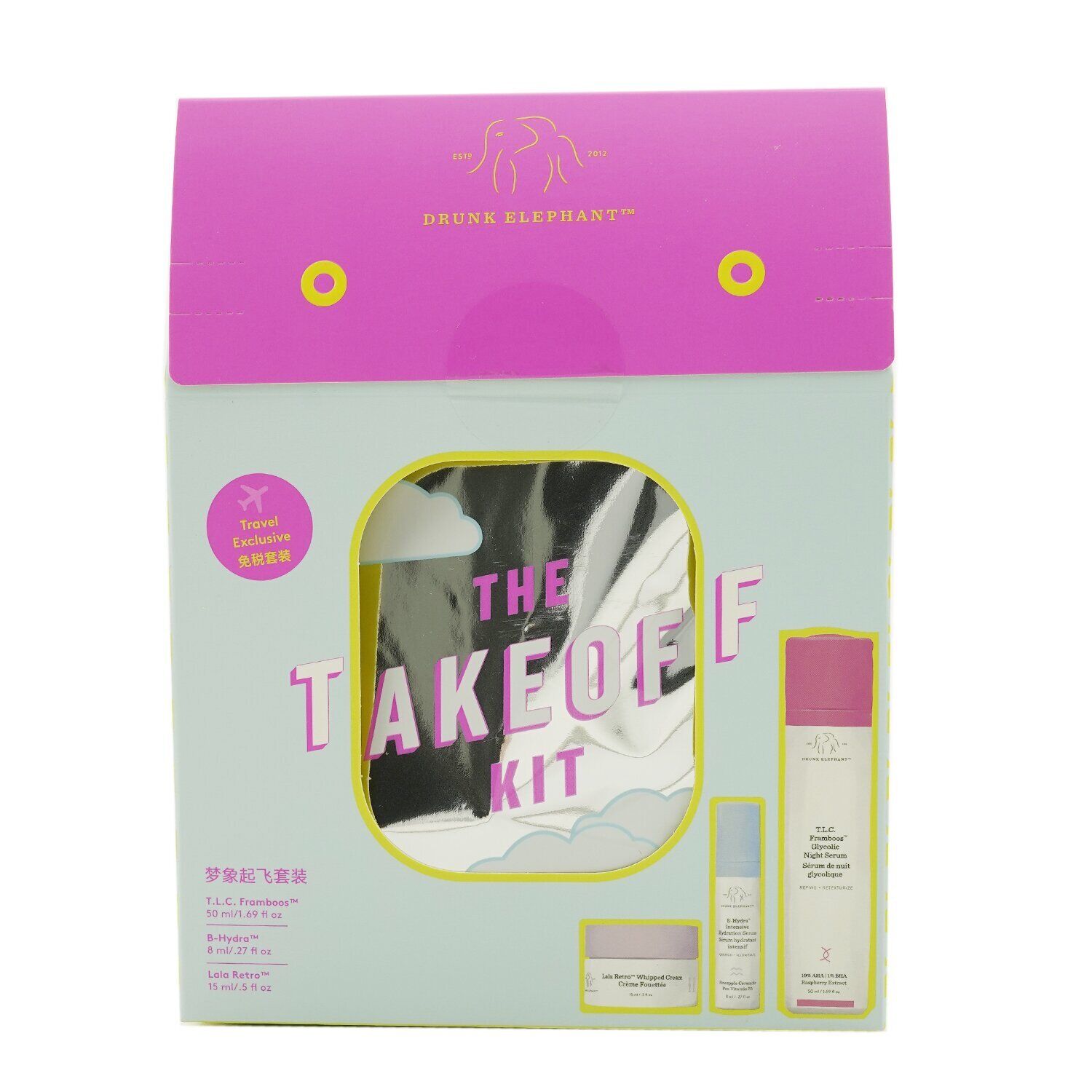 Set Drunk Elephant: T.L.C. Framboos Glycolic Refining – 15 ml